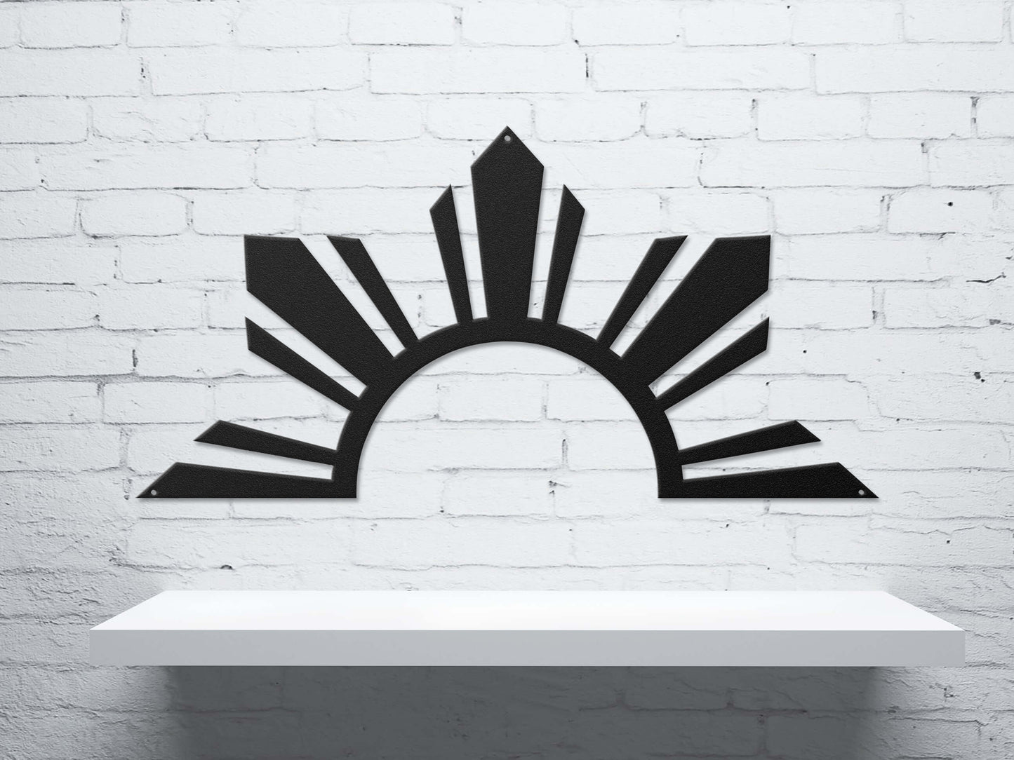 Half Sun Metal Wall Art