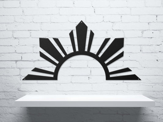 Half Sun Metal Wall Art