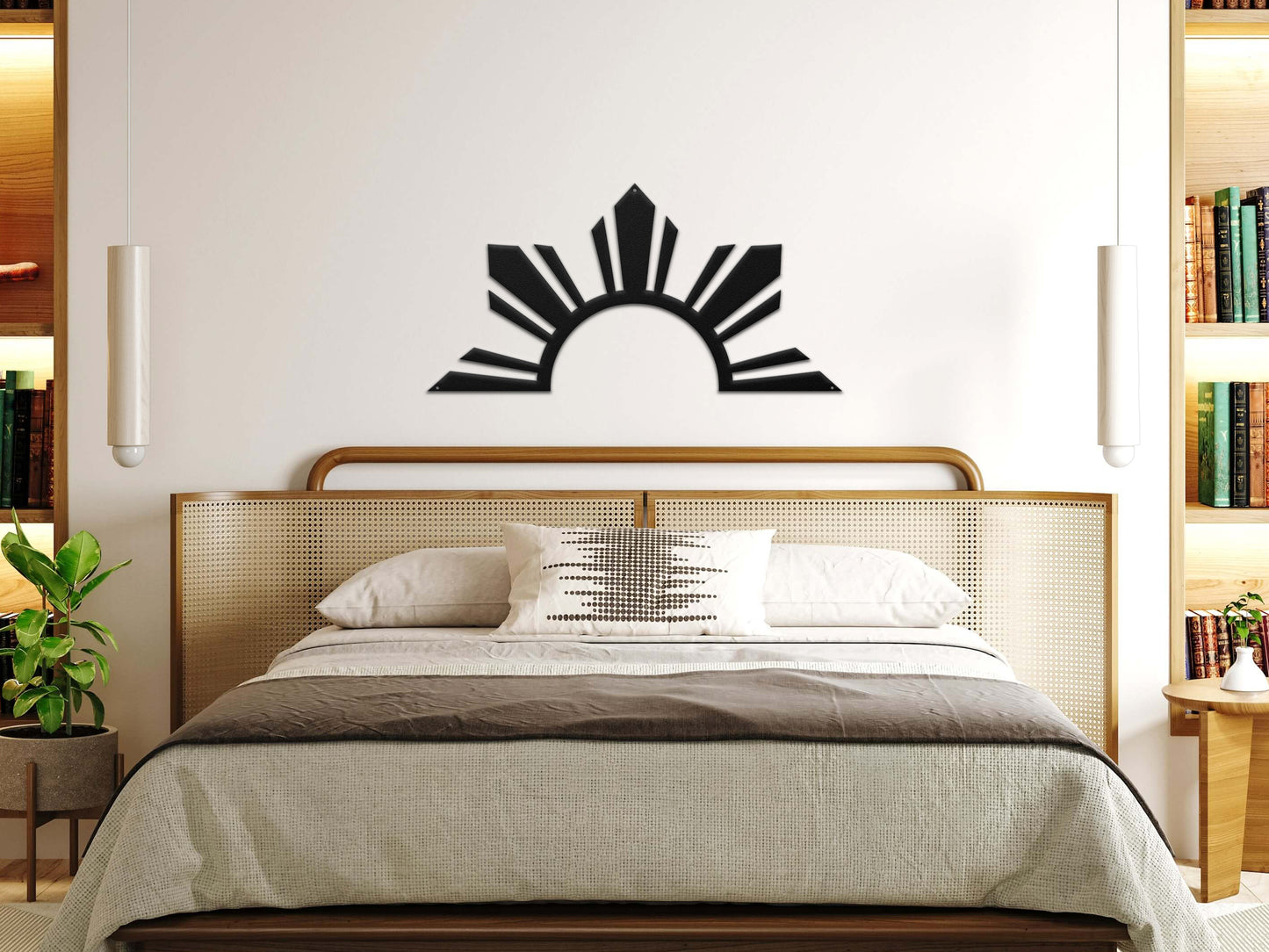 Half Sun Metal Wall Art